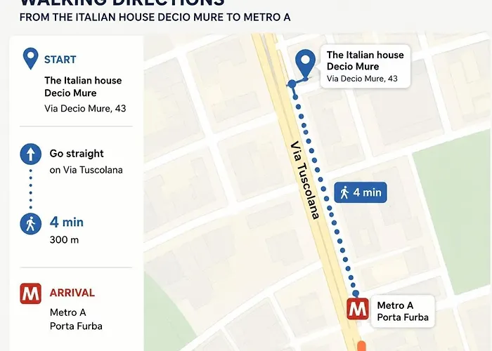 Italian House Decio Mure Terrace & Metro A * Rom